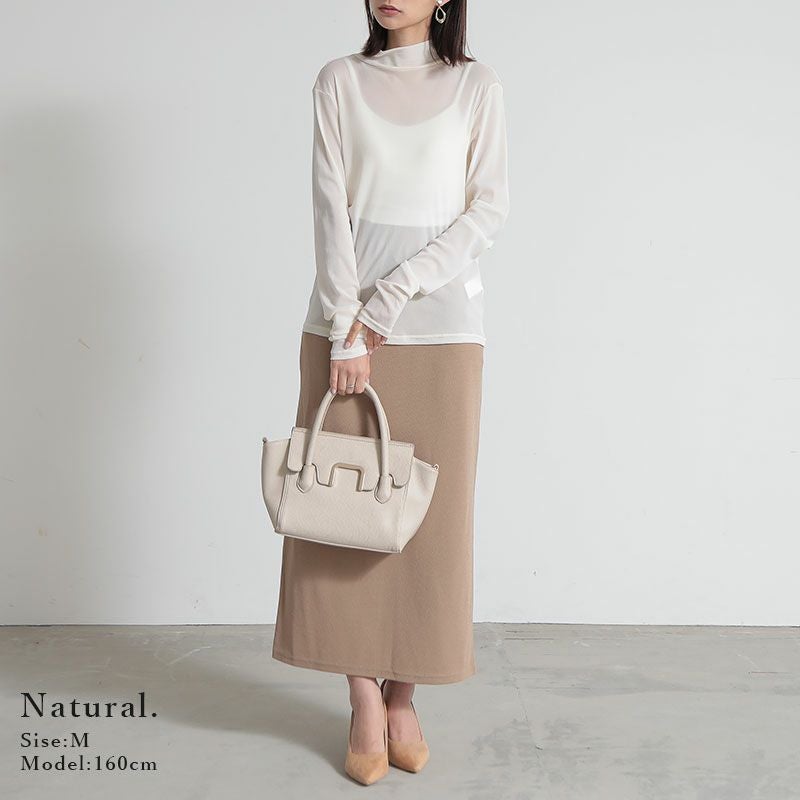 シアーハイネックプルオーバー M 【メール便対応可】 | and it_