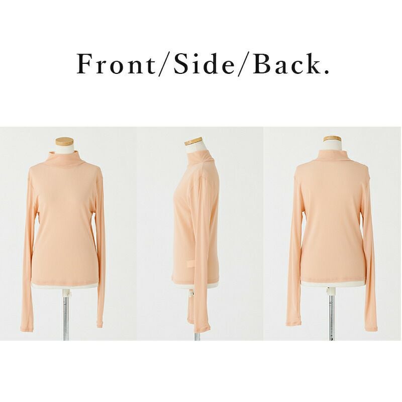 シアーハイネックプルオーバー M 【メール便対応可】 | and it_