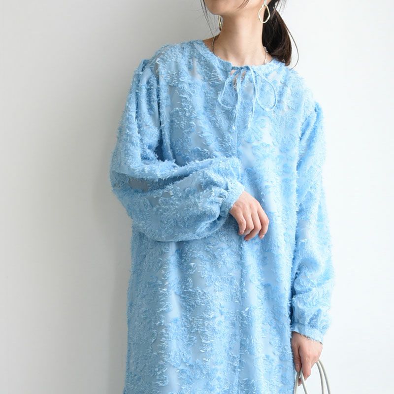 花柄シアージャガード前後2wayワンピース M 【メール便対応不可
