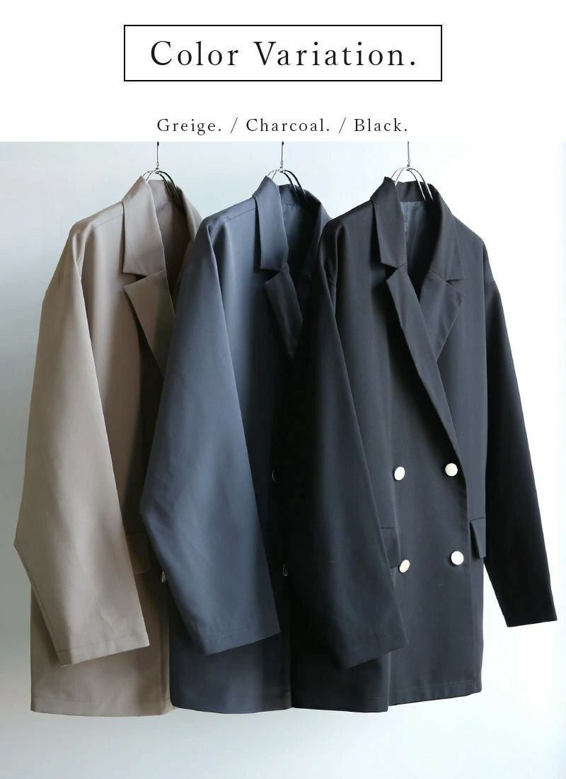 th products オーバーサイズ テーラードジャケット 24ss Oversized Jacket / gray – th products